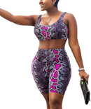 women's sexy bodycon 2 piece outfits crop top shorts pants jumpsuit romper set