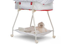 delta children deluxe sweet beginnings bassinet, stardust