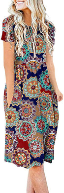 db moon women summer casual short sleeve dresses empire