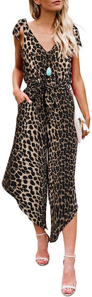 belongsci women sleeveless shoulder bandage waistband sexy v-neck