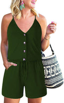 women's jumpsuits rompers v neck spaghetti strap jumpsuits