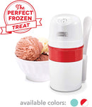 dash my pint electric ice cream maker machine for gelato, sorbet + frozen yogurt white