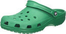 unisex crocs classic clog|comfortable slip on casual water shoe deep green