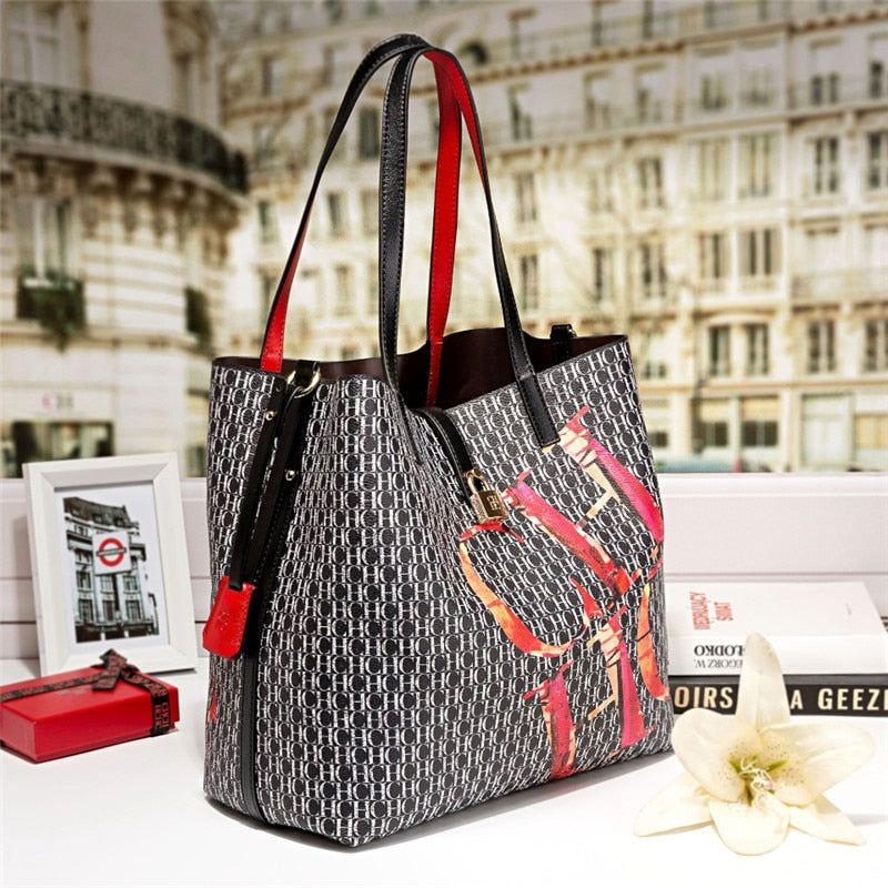 messenger high quality women purse & handbags large capacity casual totes