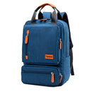 waterproof oxford cloth lady anti-theft travel backpack blue