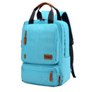 waterproof oxford cloth lady anti-theft travel backpack lightblue