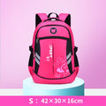 schoolbag for teenager girls & boys, high school waterproof 2 size backpack s rose