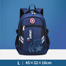 schoolbag for teenager girls & boys, high school waterproof 2 size backpack l blue 1