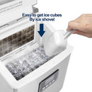 EUHOMY Ice Maker Machine Countertop, 40Lbs/24H Portable Compact Ice Cube