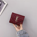 card hand card holder party to work commuter wallet red short
