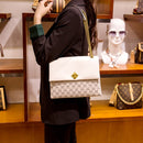 genuine leather flower chain shoulder messenger bag