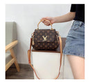 women leather handbag casual one shoulder messenger purse