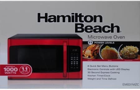 Hamilton Beach 1.1 cu ft, 10 power levels, LED display, 1000W
