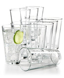 wine glassware sets 12 pc large tumblers set