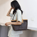leather casual tote bag vintage women bags luxury handbags