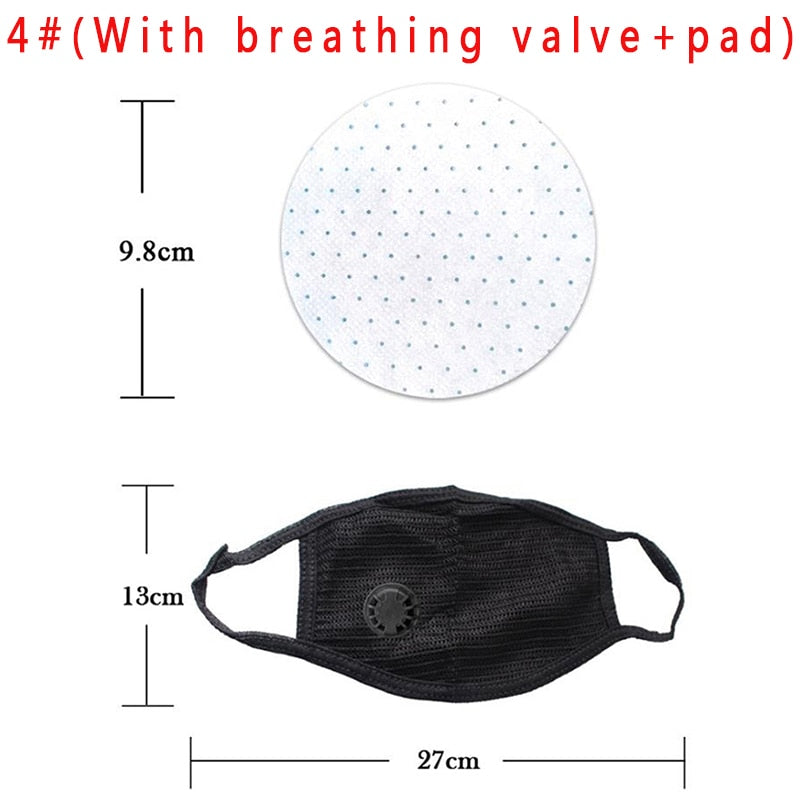 face mask pollution proof pm2.5 dust respirator washable reusable masks d
