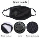 face mask pollution proof pm2.5 dust respirator washable reusable masks