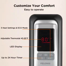 1,500-Watt Oil-Filled Radiant Electric Space Heater with Thermostat