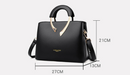 Women High Quality Leather Handbag Casual Crossbody Shoulder