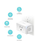 smart home wifi outlet works with alexa & google home