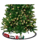mr christmas animated train around the tree