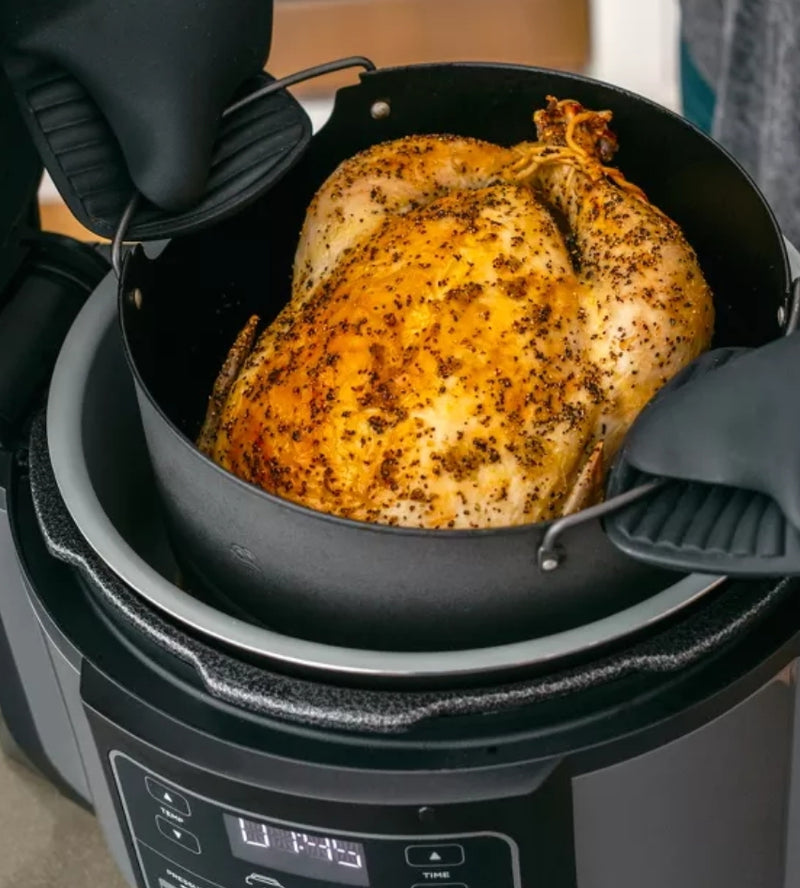 ninja foodi 9-in-1 6.5qt pressure cooker and air fryer with high gloss finish - op301