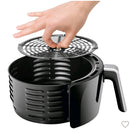 chefman 2.1qt analog air fryer - black/silver