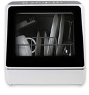 portable countertop dishwasher, 5-liter built-in water tank, suitable for glass and fruit wash