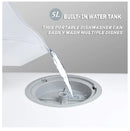 portable countertop dishwasher, 5-liter built-in water tank, suitable for glass and fruit wash