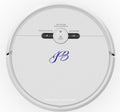 jb robot vacuum cleaner, sweeping & mopping with google assistant white