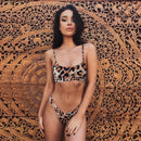 snakeskin bikini women swimwear leopard bikinis sexy biquini swim suit