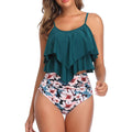 tankini set swimwear bathing suit plus size