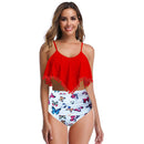 tankini set swimwear bathing suit plus size