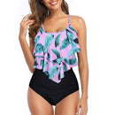 tankini set swimwear bathing suit plus size