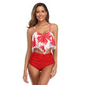 tankini set swimwear bathing suit plus size