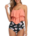 tankini set swimwear bathing suit plus size