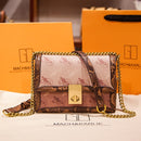 summer chain small square bag high quality luxury fashion messenger bag