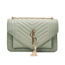 high-end handbags women's crossbody for women leather shoulder strap style2green / w23cm h16cm th8cm