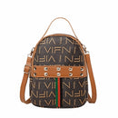 mini backpack crossbody bag for teenage girl revit women shoulder phone purse korean style new trendy female bagpack brown