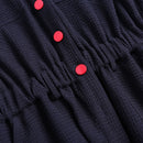 women's autumn new fashion lapel cropped sleeves autumn section jumpsuit