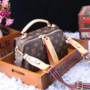 fashion printed handbag casual wild wide shoulder strap messenger bags