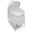 delta children deluxe sweet beginnings bassinet, stardust