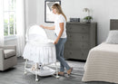 delta children deluxe sweet beginnings bassinet, stardust