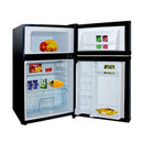 rca rfr835-black 3.2 cubc foot 2 door fridge and freezer
