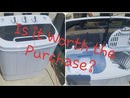 Portable Compact Mini Twin Tub Washing Machine w/Wash and Spin Cycle