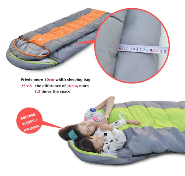 wüste & fox camping schlafsack, leichte 4 saison warme und kalte umschlag