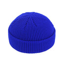 unisex beanies casual short thread hip hop hat adult blue / free