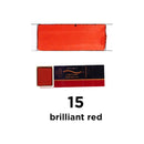 seamiart 24colors single peice solid watercolor pan pigment half pan watercolor paint for artist drawing art supplies brilliant red-15