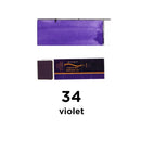 seamiart 24colors single peice solid watercolor pan pigment half pan watercolor paint for artist drawing art supplies violet-34