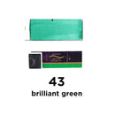 seamiart 24colors single peice solid watercolor pan pigment half pan watercolor paint for artist drawing art supplies brilliant green-43